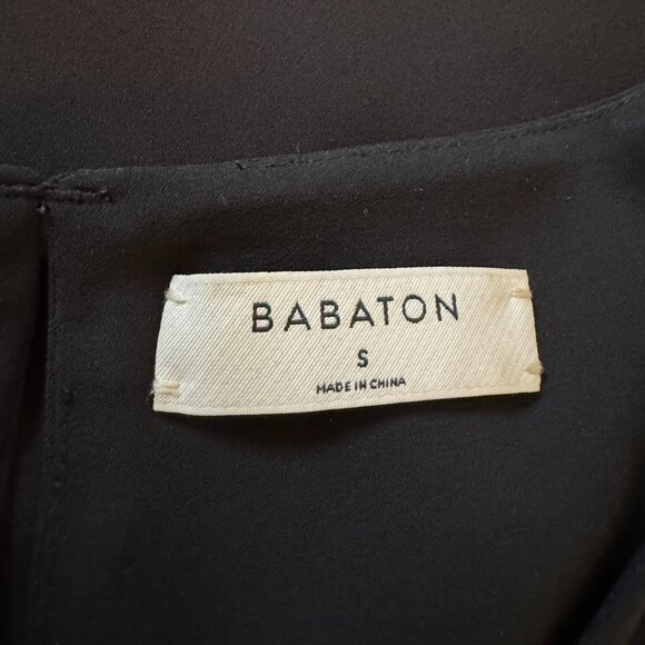 Aritzia Babaton Maddox Blouse – Chic & Flowy in Black (Size S) - Picture 3 of 3